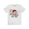 Image of Samoyed Silent Night Holiday Unisex Jersey Short Sleeve Tee