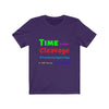 Image of Time Metaphor Novelty Unisex Jersey Short Sleeve Tee