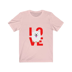 Love Samoyed Unisex Jersey Short Sleeve Tee