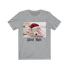 Image of Samoyed Silent Night Holiday Unisex Jersey Short Sleeve Tee