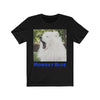 Image of Samoyed Monday Blue Unisex Jersey Short Sleeve Tee