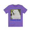 Image of Samoyed Monday Blue Unisex Jersey Short Sleeve Tee